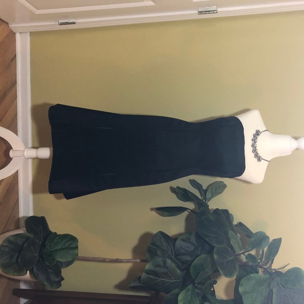 Ann Taylor Gorgeous Black Cocktail Dress Sz 2 - Picture 6 of 8